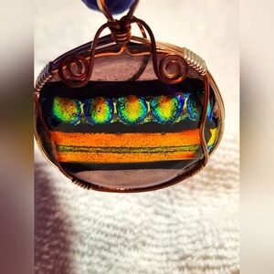 Handmade Fused Glass Pendant